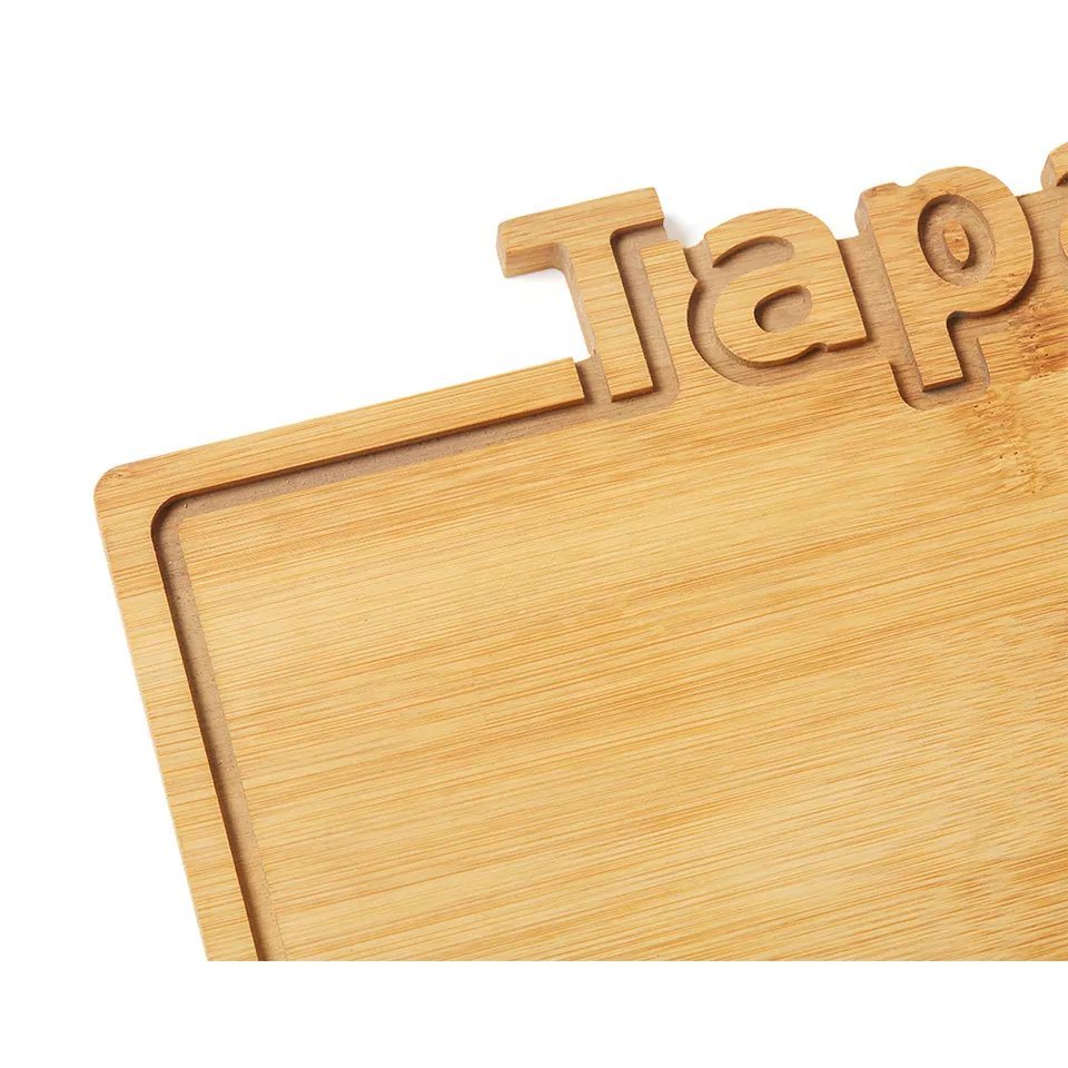 Custom Engraved Square Kitchen Tapas Serving Board Bread Chopping Board