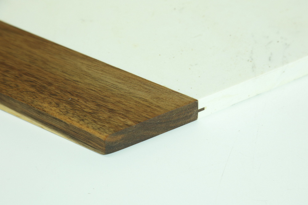 Octagonal Wood and Marble Cutting Board for Cheese / Charcuterie /Bread / Cake