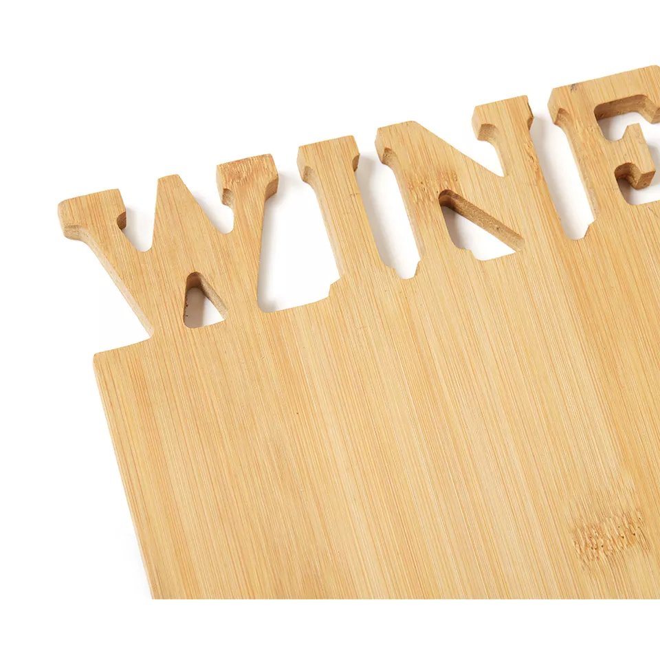 Bamboo Square Engraving Letters Cheese Craft Custom Logo Cutting Board Chopping Blocks