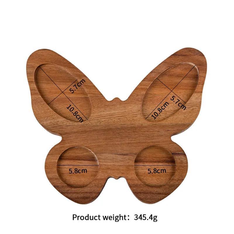 Butterfly Shape Wood Serving Board Serving Tray Acacia Cheese Board Plate Charcuterie Boards