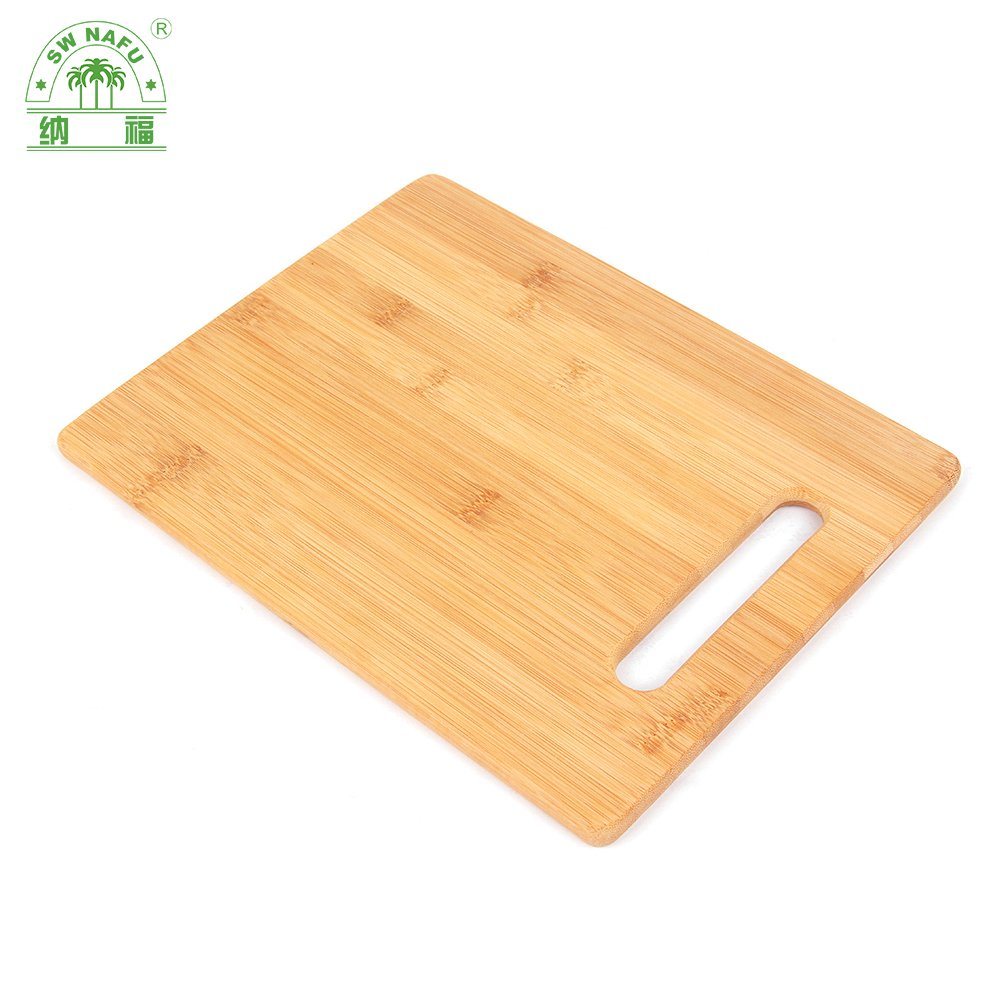Cheap Price High Density Bamboo Wood Meat Vegetable Cutting Board with Handle