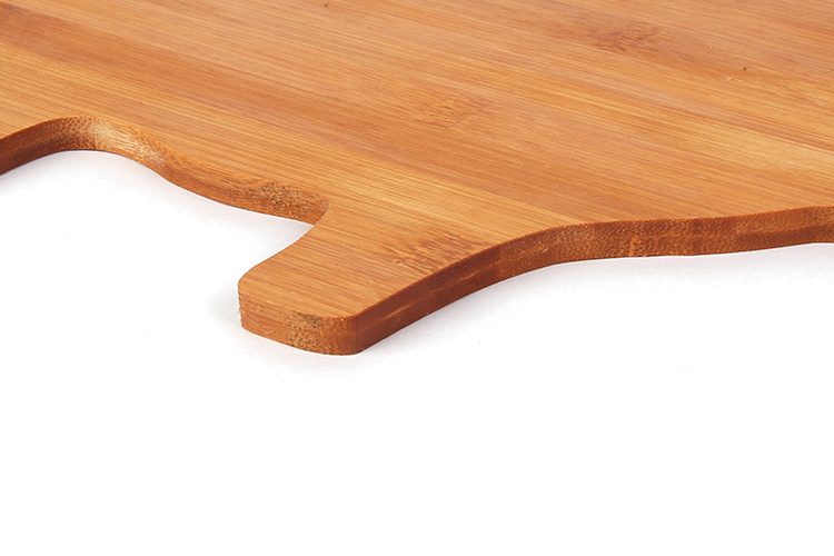 Custom Animal Shape Wooden Pig Shaped Bamboo Wood Cutting Board