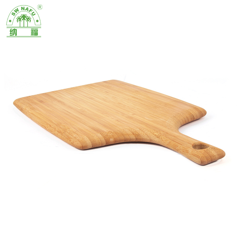 Long and Thick Bamboo Wooden Chopping Board Pizza Board with Handle for Kitchen