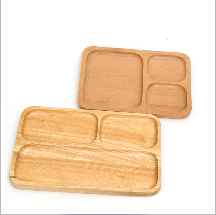 Manufacture Competitive Bamboo and Wood Portion Plate for Restaurant Serving