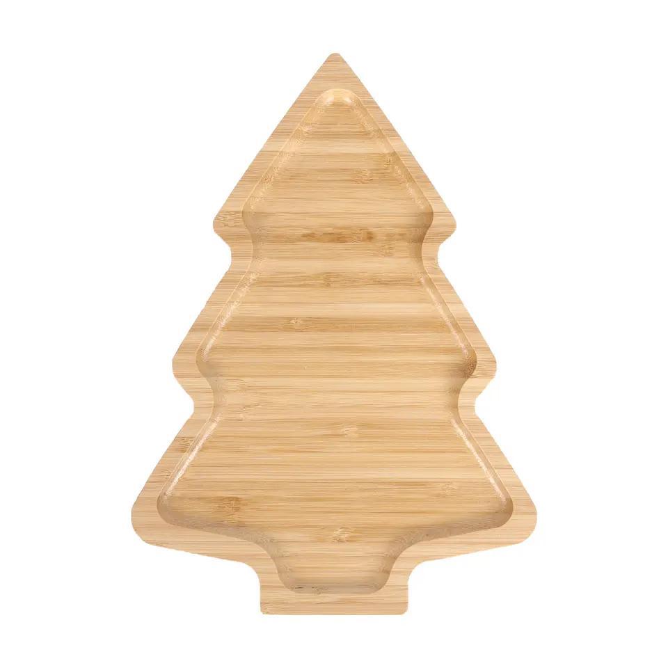 Christmas Hat Wood Serving Plate for Fruit Dessert Cake Snack Candy Platter