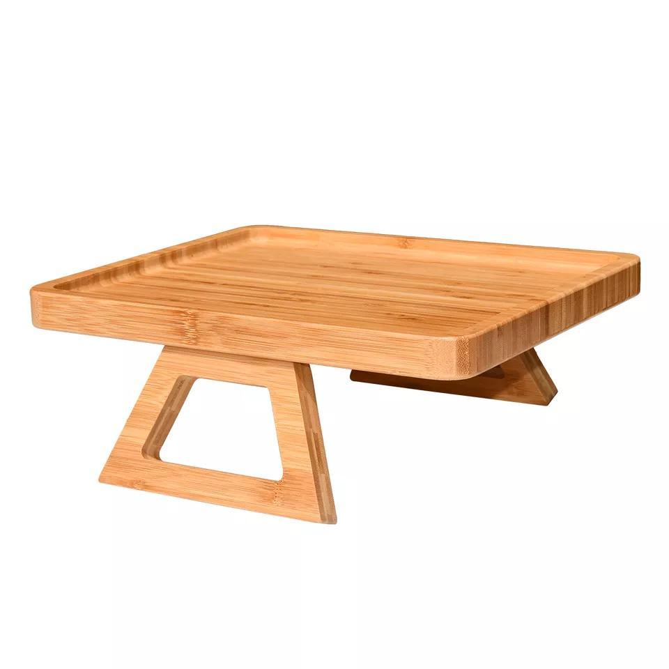 Collapsible Bamboo Coffee and Sofa Tables Clip on Couches Armrest Organizer Wooden Side Arm Tray Table