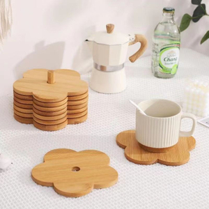 Bamboo Heat Insulation Placemats Dining Table Mats Teacup Bowl Coasters for Home