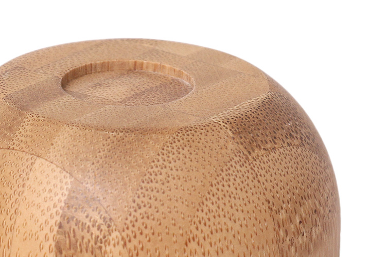 Natural Round Small Bamboo Rice Bowl Bamboo Mixing Bowl
