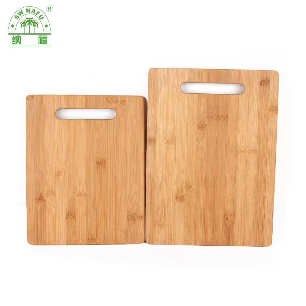 Cheap Price High Density Bamboo Wood Meat Vegetable Cutting Board with Handle