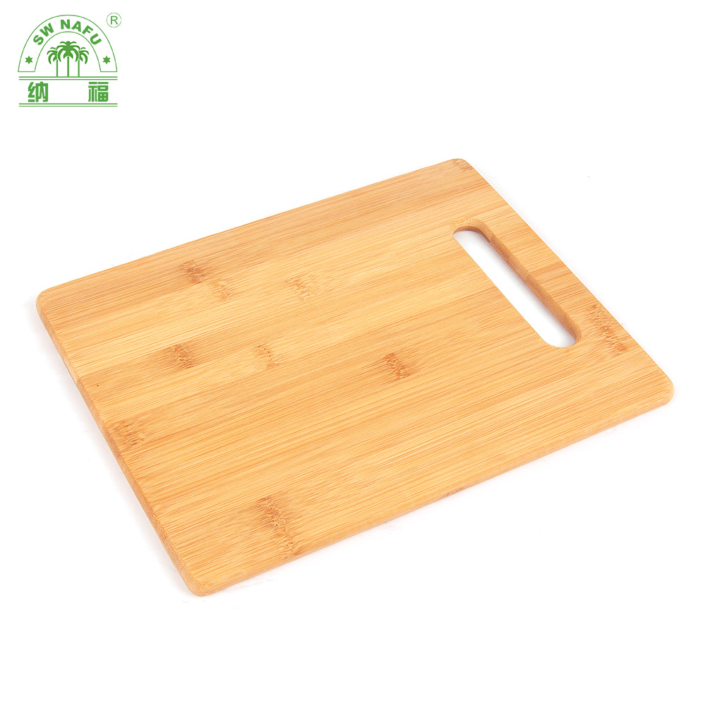 Cheap Price High Density Bamboo Wood Meat Vegetable Cutting Board with Handle