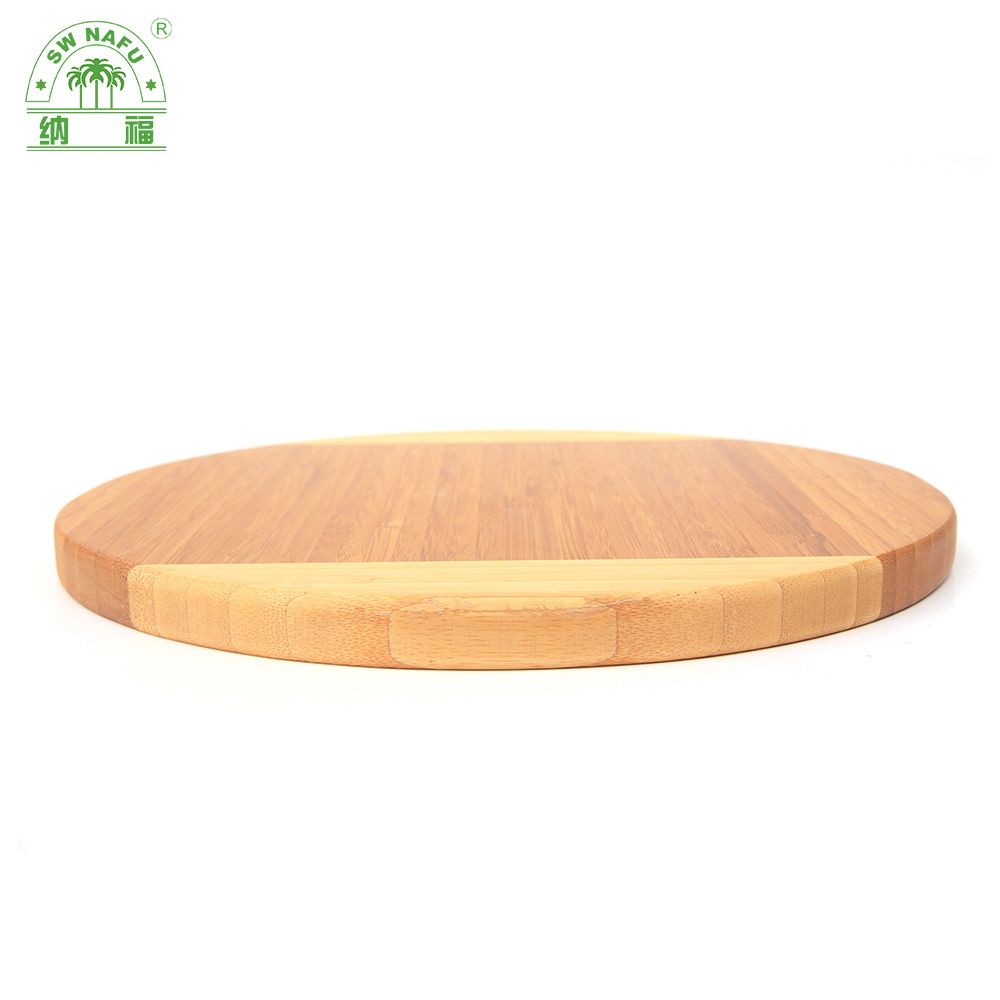 Good Quality Durable Round Bamboo Wood Cutting Board Chopping Board