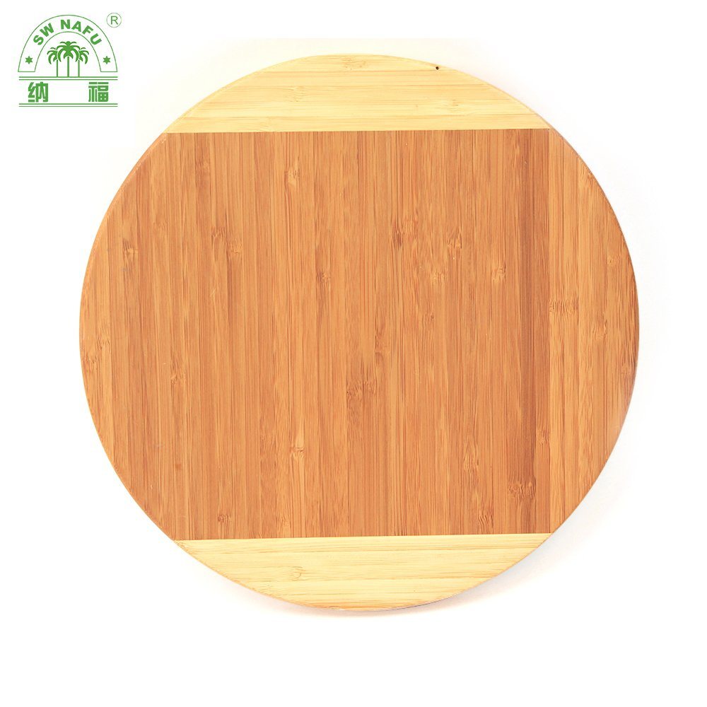 Good Quality Durable Round Bamboo Wood Cutting Board Chopping Board