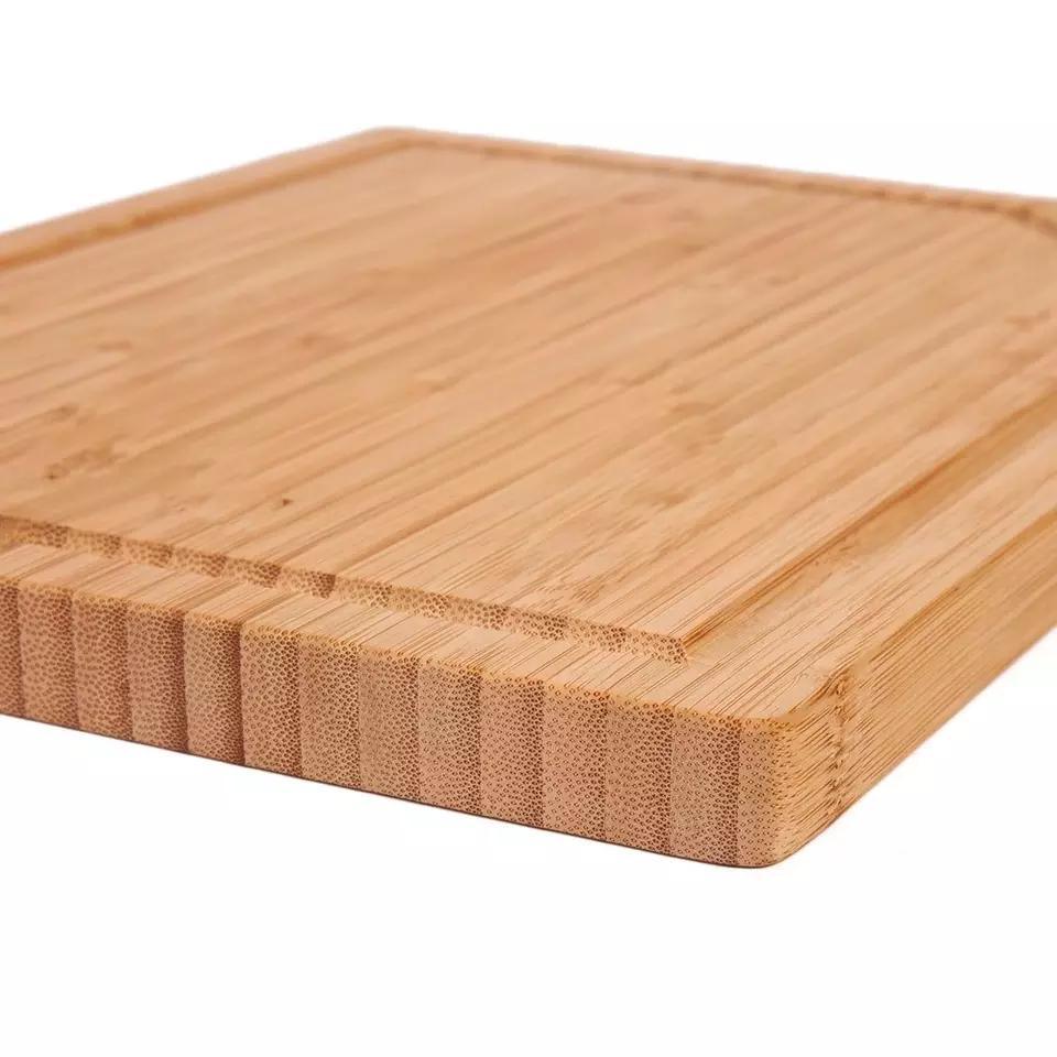 Bamboo Cutting Board with Kitchen Chopping Board for Meat Cheese Knife Sharpener