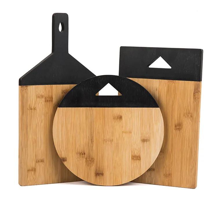 Bamboo Serving Food Chopping Cutting Board with Handle