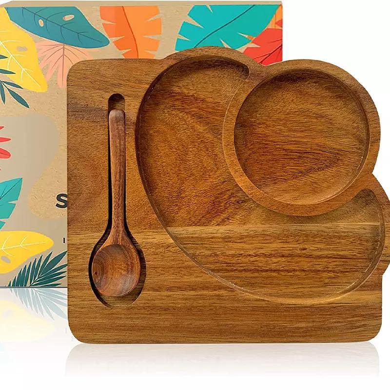 Minimalist Creative Small Gift Christmas Plates Decorative Dish Set Dinner Dinnerware Plate Set Dinner Ware for Home