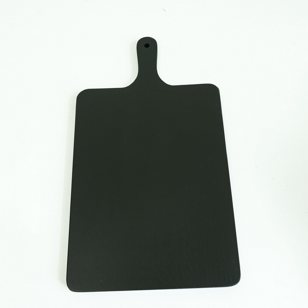 Black Wood Cutting Board Chopping Board Serving Board with Handle