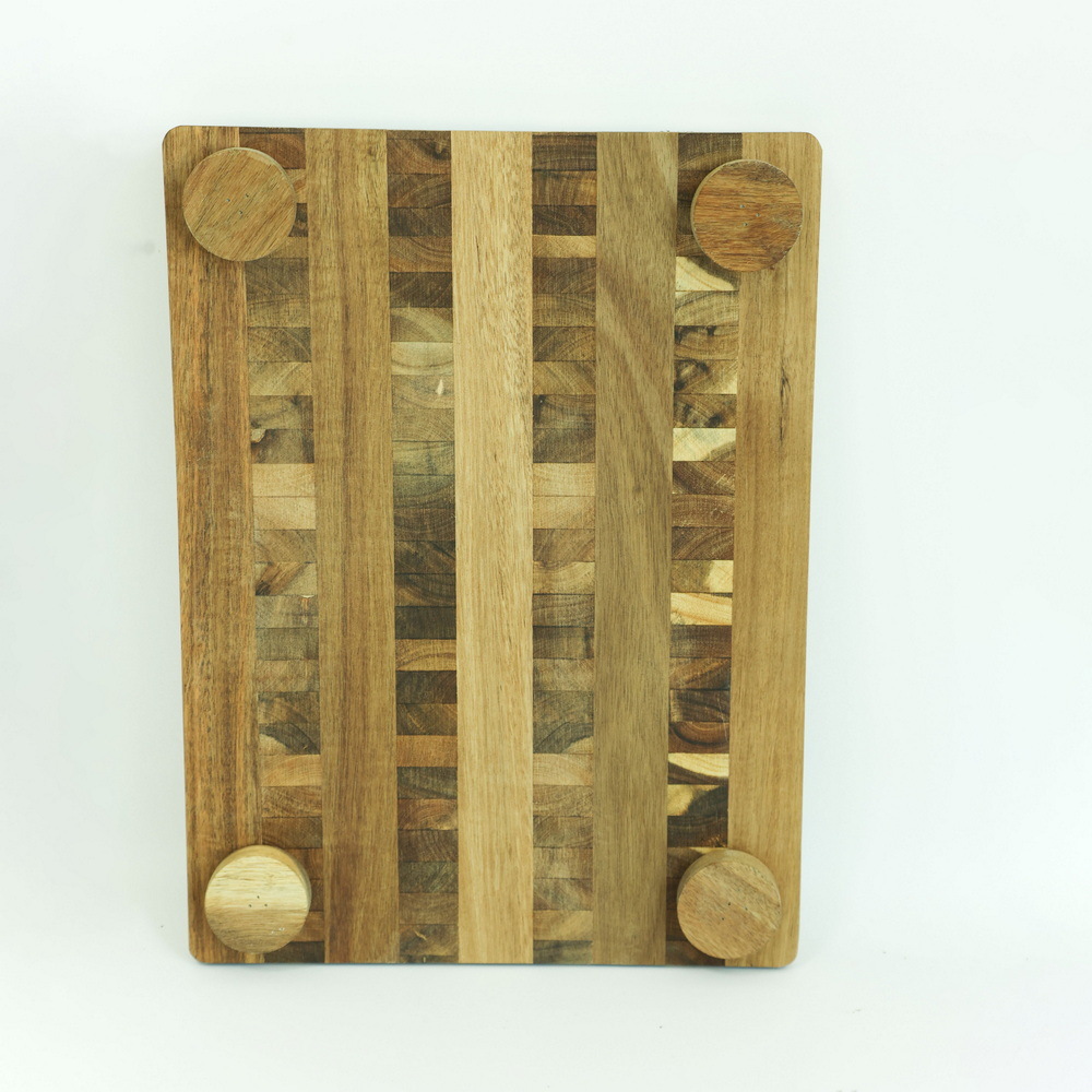 Rectangle Shape Thick End Grain Wood Butcher Block Cutting Board