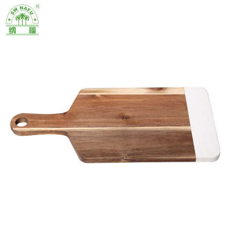 Smart Portable Hardwood Cutting Board Acacia Wood Chopping Board for The Kitchen