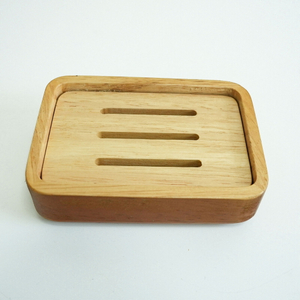 Wholesale Eco-Friendly Natural Draining Wooden Soap Dish Wooden Soap Box