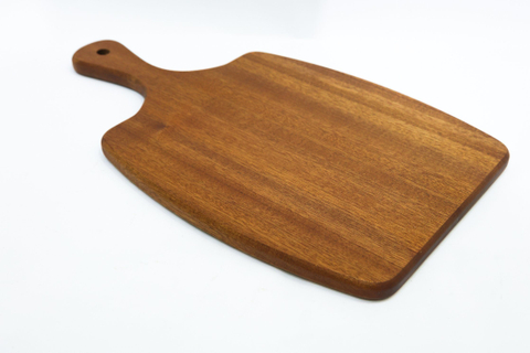 Paddle Shape High Density Wood Serving Board Pizza Bread Board