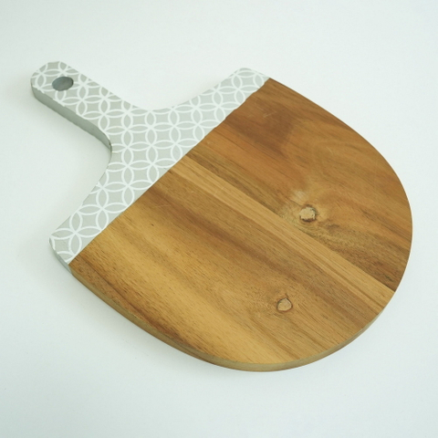 Large Wood Pizza Board Pizza Serving Board Cheese Board with Handle