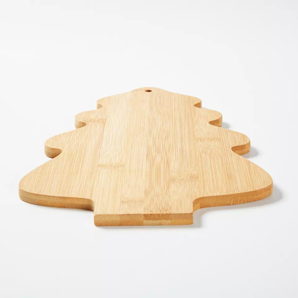 Christmas Tree Shape Cutting Board Bamboo Kitchen Chopping Blocks Fruit Vegetables Cutting Board Wood Breakfast Board
