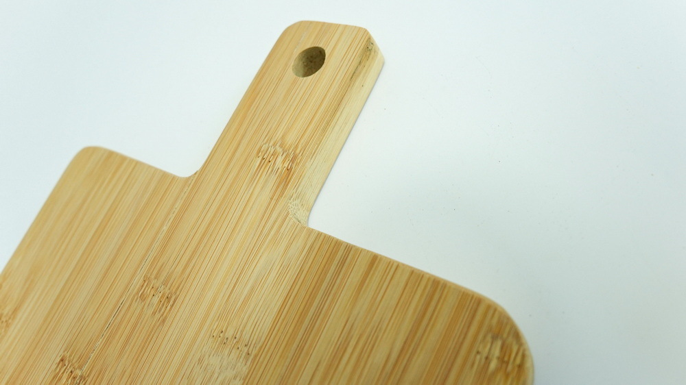 Grey Marble and Bamboo Cutting Board Chopping Board Serving Peel with Handle