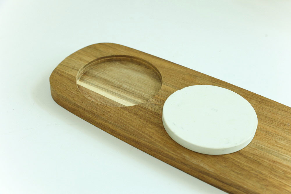 Wood Serving Board Serving Tray with Marble