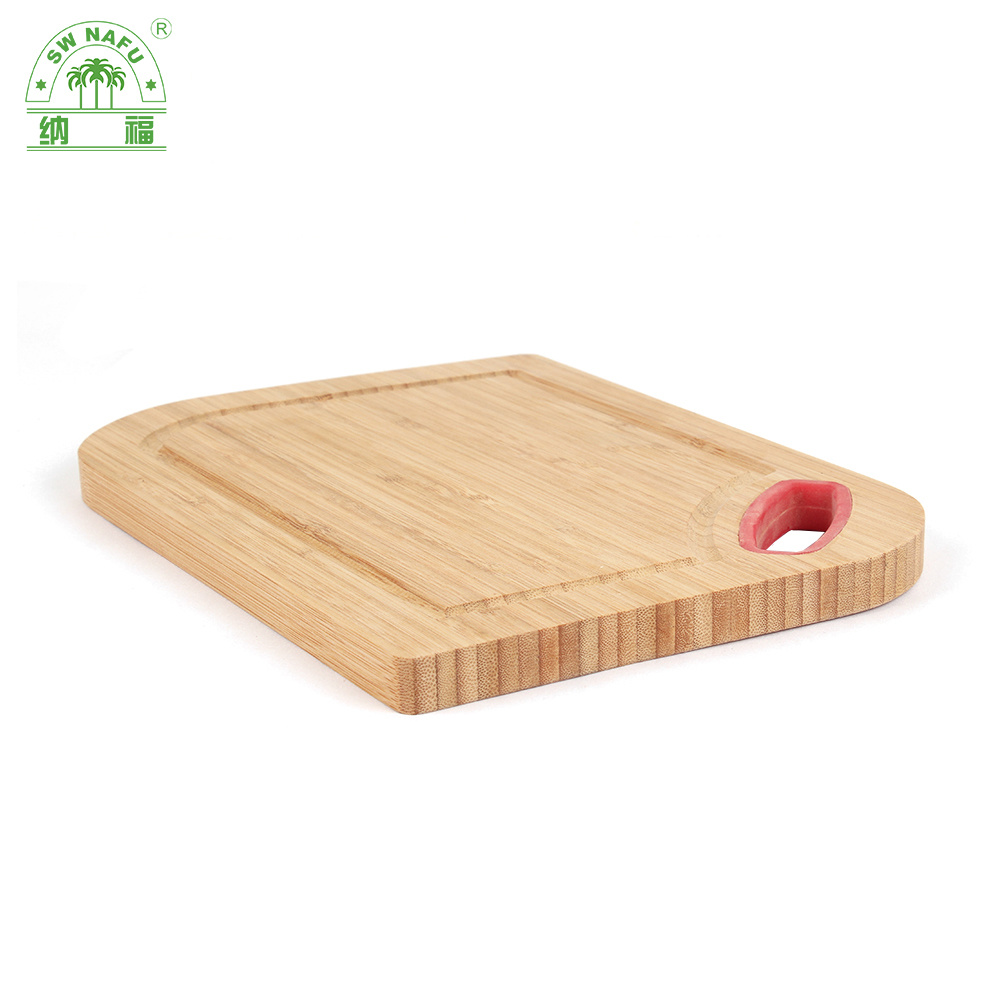 Custom Wholesale Bamboo Chopping Board Cutting Board with Silicone