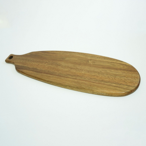 Oval Shape Wooden Cheese Board Charcuterie Board with Hanging Hole