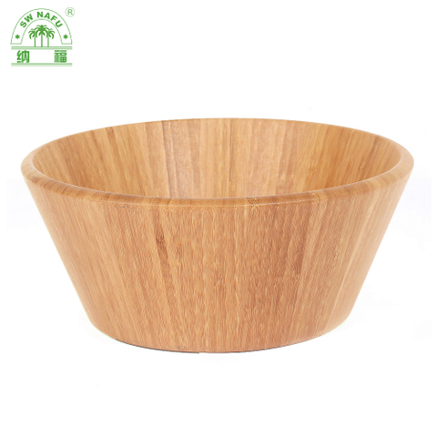 New Style Natural Eco-Friendly Bamboo Soup Salad Bowl for Sale