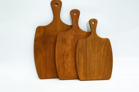 Manufacture Quality Wood Serving Board Sets with Handle