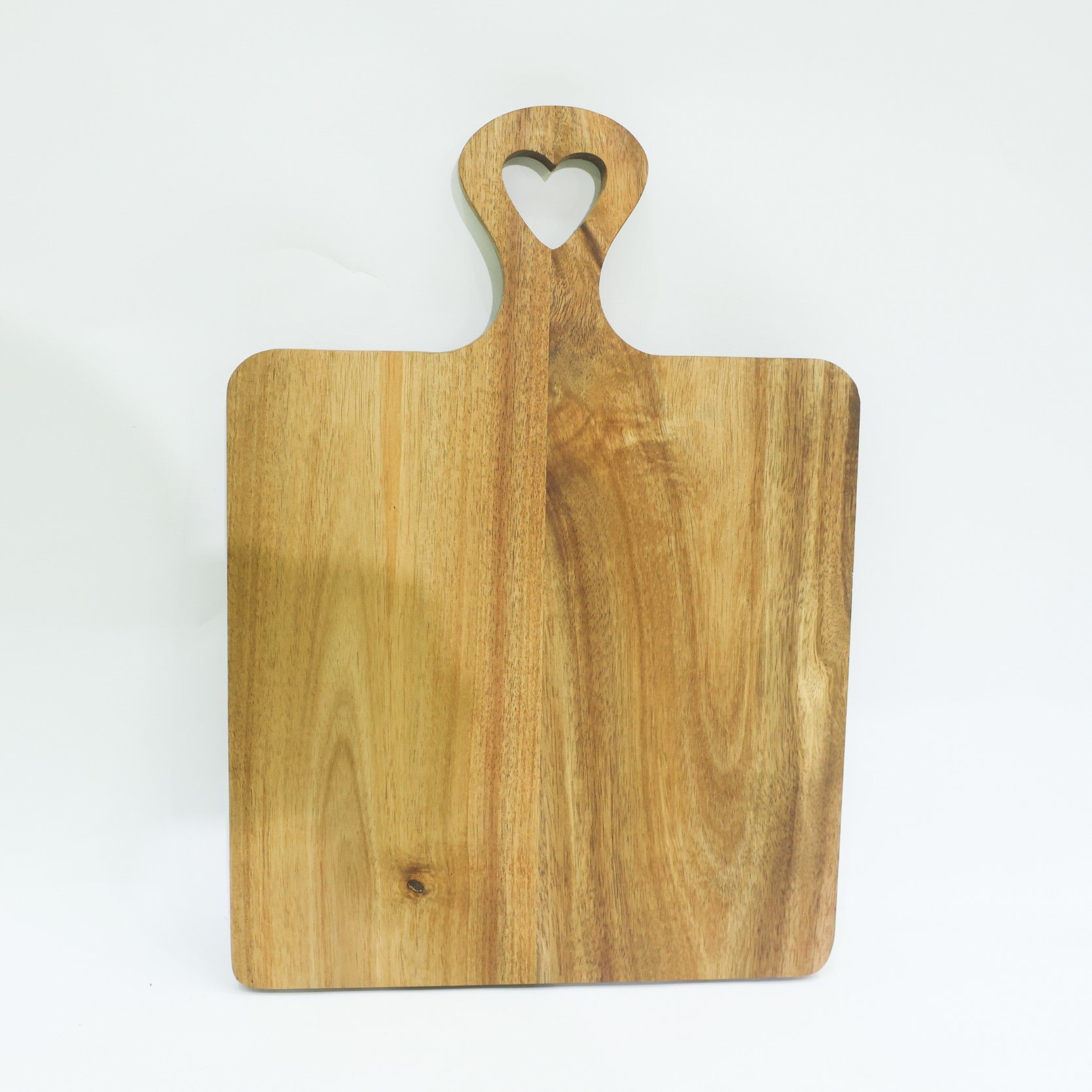 Custom Paddle Shape Serving Board with Handle and Lasering Logo