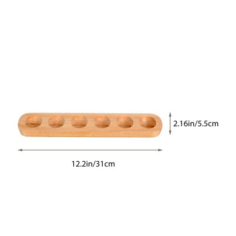 Wooden Egg Storage Tray Egg Storage Plate Simple Egg Storage Holder