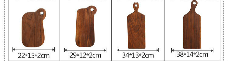 Creative Custom Design Black Walnut Wood Cutting Board for Kitchen From Factory