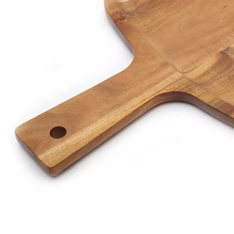 Rectangle Shape Slicing Cutting Board Acacia Barbecue Board for Cooked Food