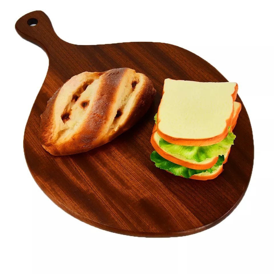 Dishwasher Safe Walnut Wood Cutting Board with Handle