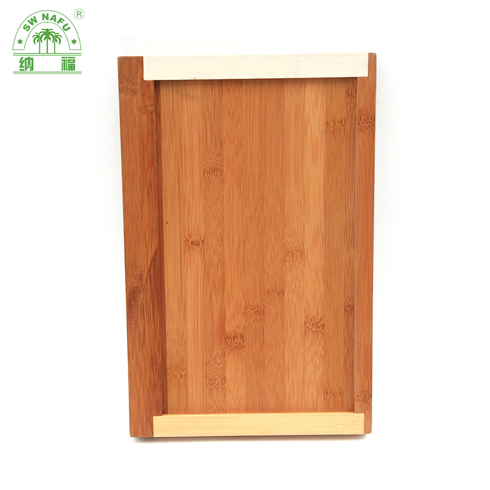 Bamboo Bread Board Large Slotted Cutting Board with Crumb Catcher Bamboo Slicing Bread Board with Crumbs Tray