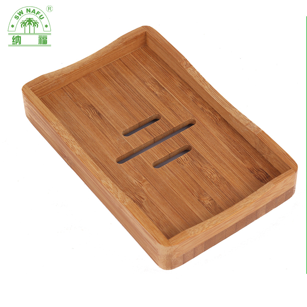 Luxury Custom Bamboo Soap Holder Bamboo Soap Box for Bathroom