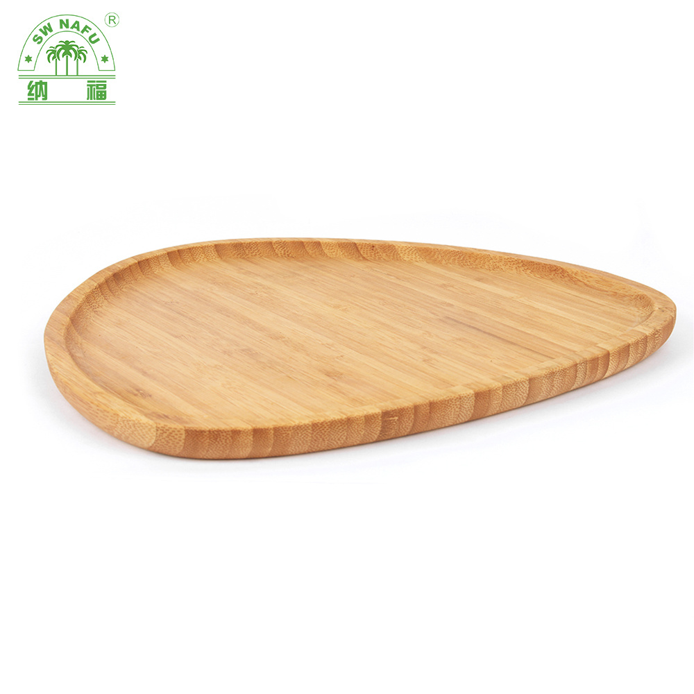 Bamboo Food Serving Dinner Plate Snack Plate Wholesale