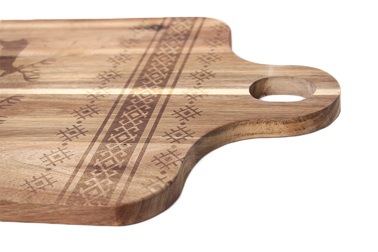 Premium Quality Custom Acacia Wood Large Engraved Cutting Board Chopping Board Wholesale