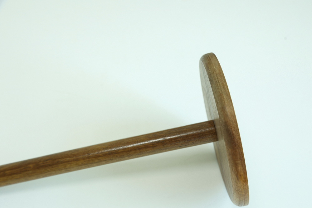 Countertop Standing Wood Toilet Paper Holder Stand Paper Towel Holder