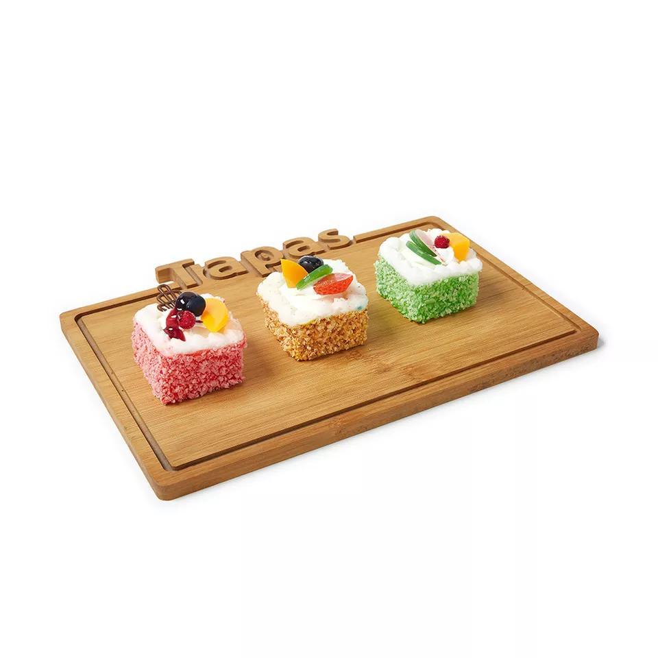 Custom Engraved Square Kitchen Tapas Serving Board Bread Chopping Board