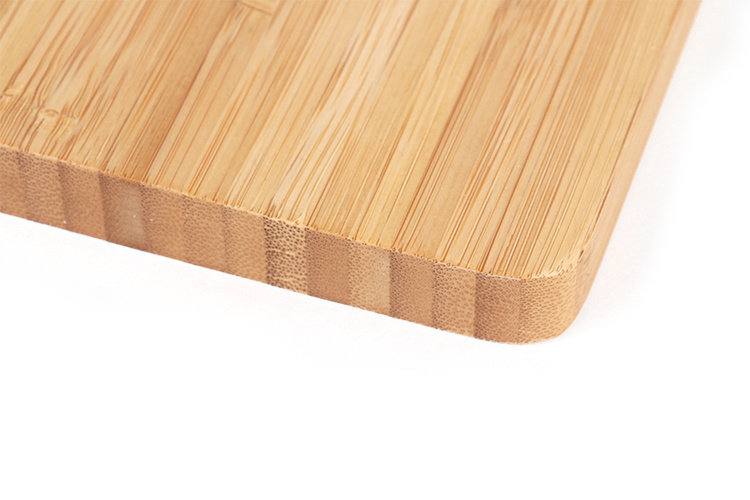 White Color Organic Kitchen Bamboo Cutting Board Pizza Cheese Bread Cutting Board with Handle