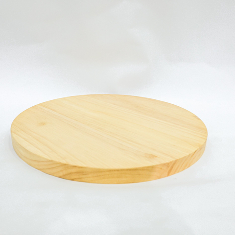 Round and Thick Rubber Wood Cutting Board From Factory