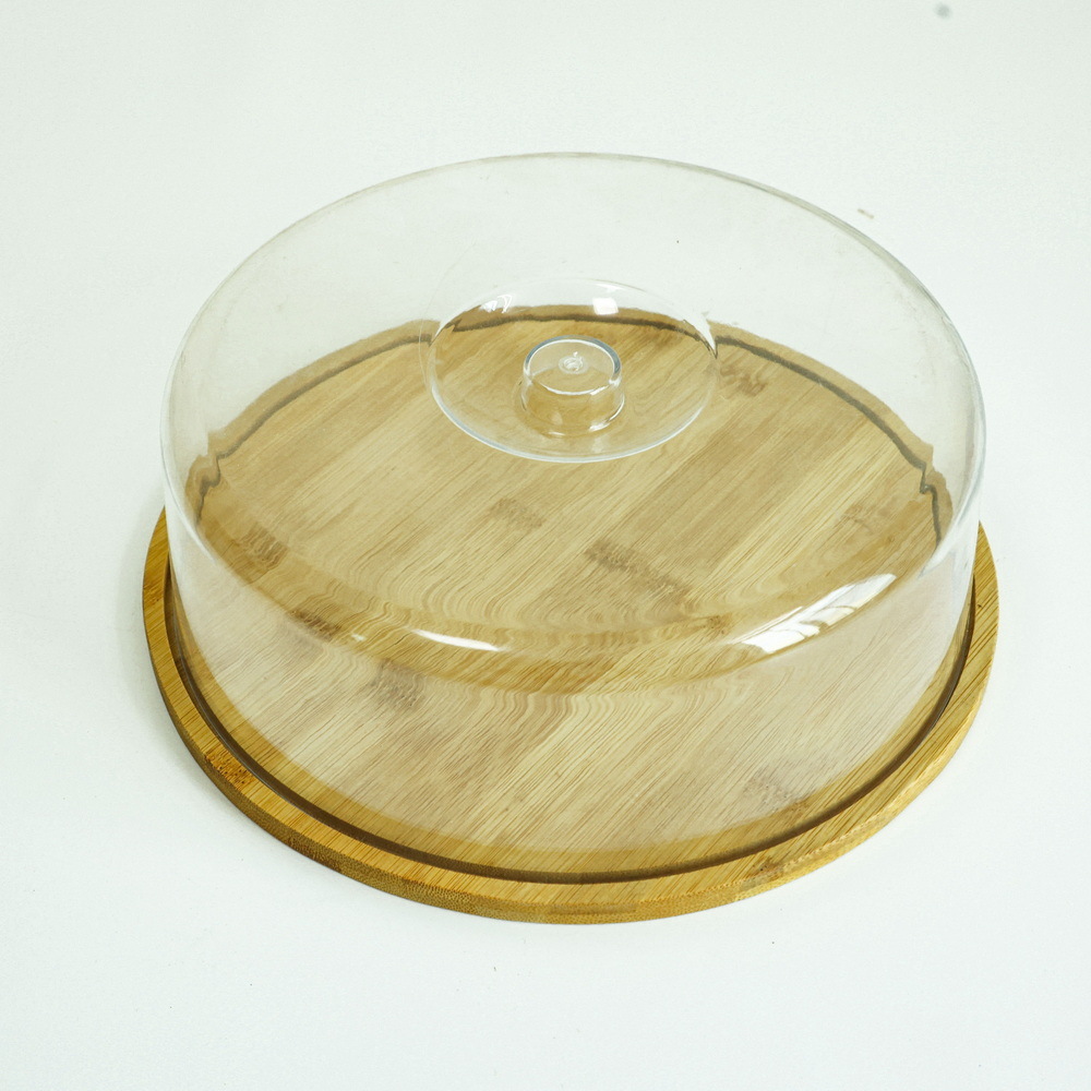 Factory Supply Round Wooden Cake Stand Set for Wedding Party