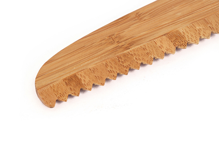 Factory Manufacture Natural Bamboo Bread Knife for Kitchen
