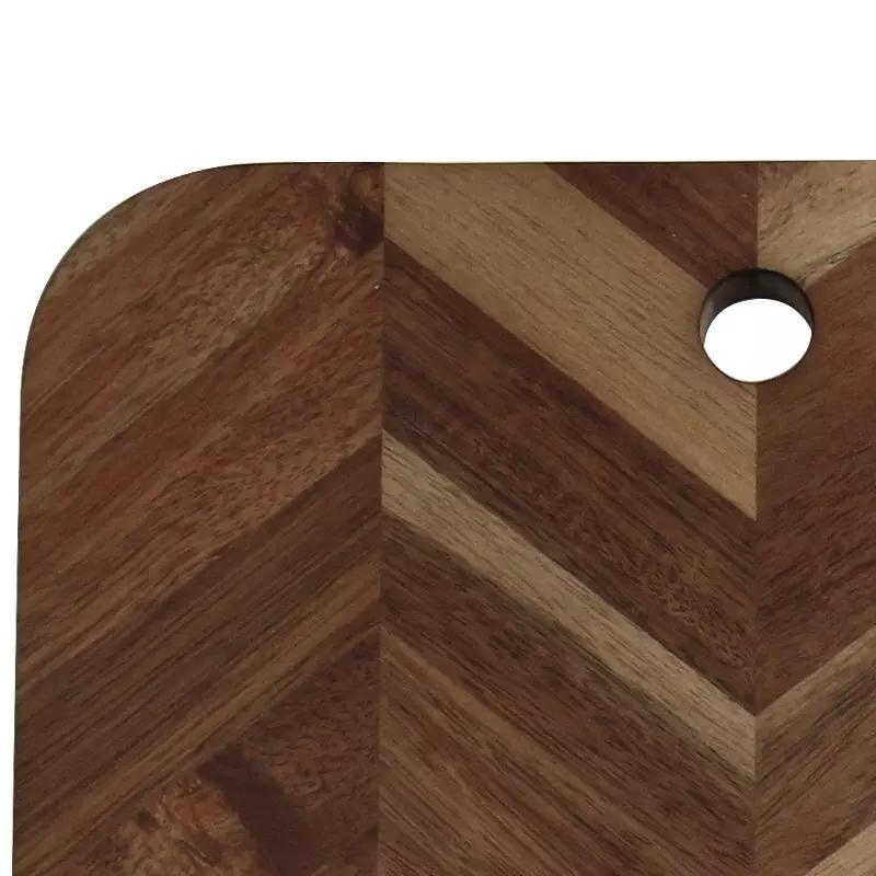 Acacia Herringbone Pattern End Grain Wooden Chopping Board Wood Cutting Board