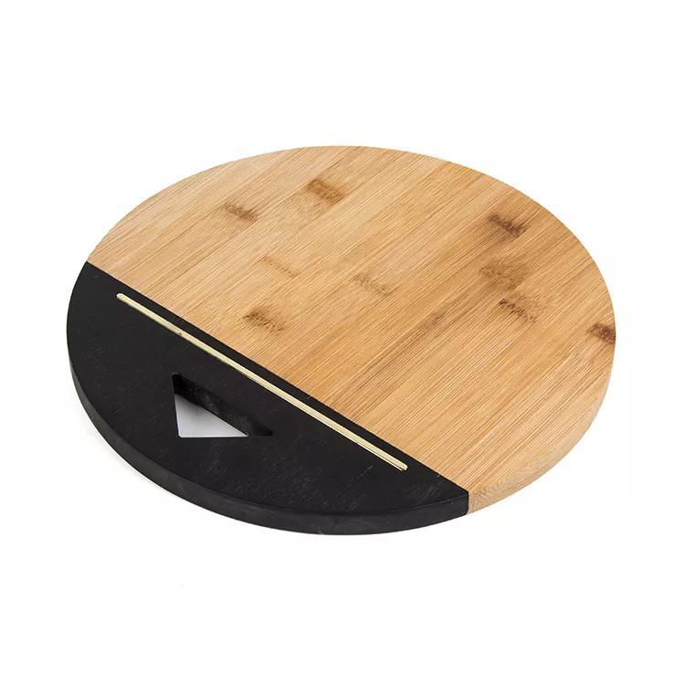 Bamboo Serving Food Chopping Cutting Board with Handle