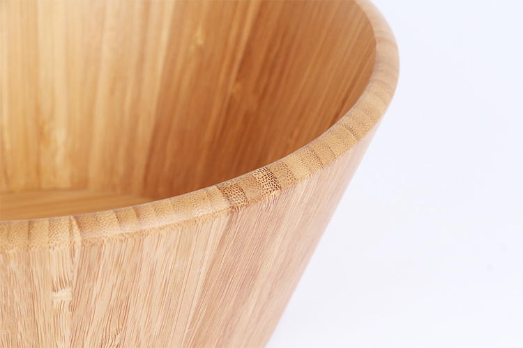 New Style Natural Eco-Friendly Bamboo Soup Salad Bowl for Sale
